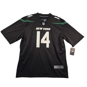 New York Jets On Field Jersey Sam Darnold #14 NFL Black Size 2XL 2017 NWT